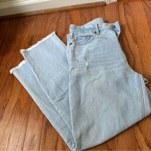 LOFT Women's Light Blue Straight Leg Jeans